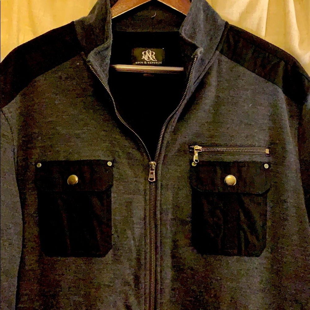 Rock & Republic men’s sweater jacket XXL